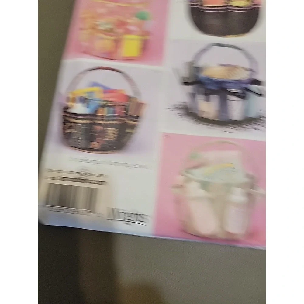 Bucket organizers covers craft‎ pattern 4232 UNCUT Easter Teacher baby basket